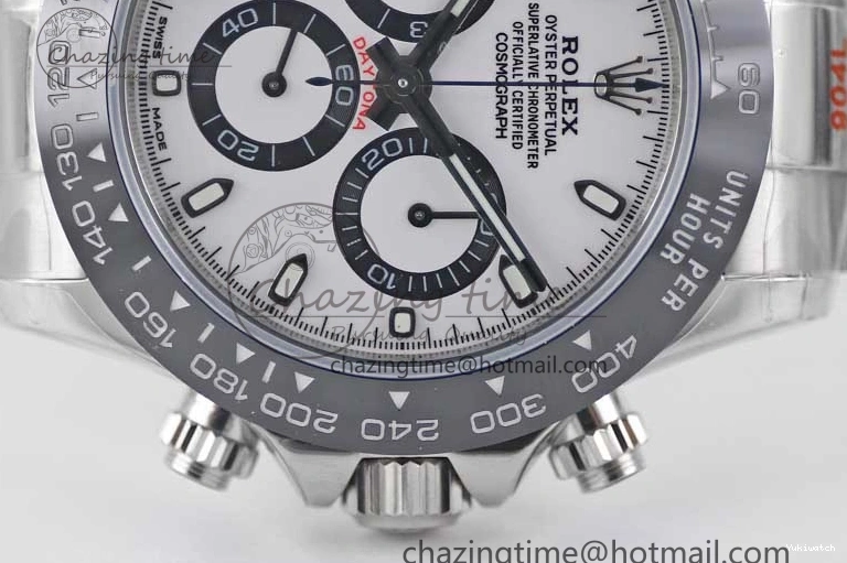 Edition Dial SS 116500 Daytona Best 904L Steel A7750 SS White Bracelet 1:1 TWF on 0108